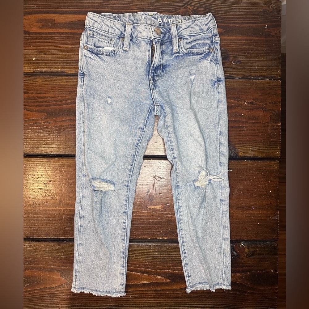 Gap Girls Jeans - Girlfriend Distressed